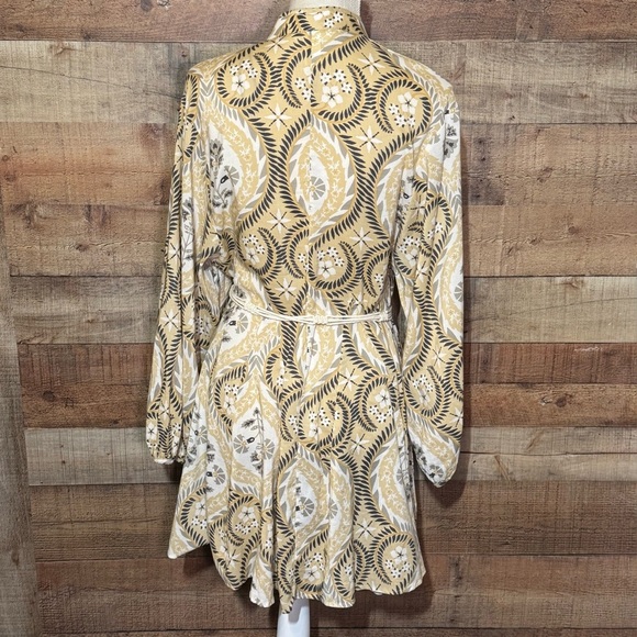 H&M Macramé-belt Boho Tunic Dress size XS oversized Mini - Picture 6 of 13